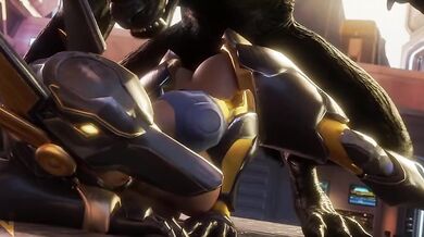 Pharah's Supernatural Sexual Escapade with a Werewolf Alpha
