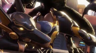 Pharah's Supernatural Sexual Escapade with a Werewolf Alpha
