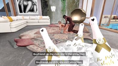 Swinging Couple's Wild Club Romp!