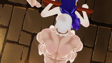 Horny Genshin Demonesses in Gruesome Gangbang Trio