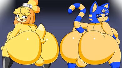 Getting it on with Ankha and Isabelle