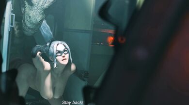 Black Kitty and Gecko [Grooming] [Zmsfm]