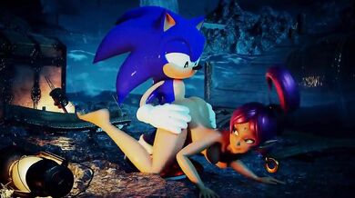 Fast Fucking With a Desert Princess: Sonic and Shahra's X-Rated Adventure