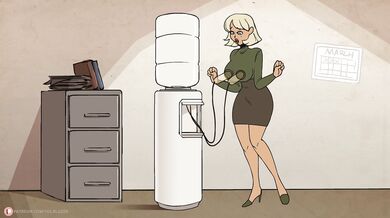 The Tale of the Horny Office Secretary and Her Sensual Transformation in the Workplace [Humping the Coworkers]
