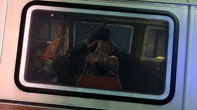 Krampus getting pounded by Nico's wet hole