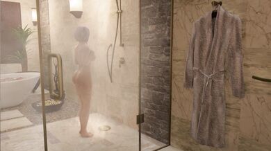 Making Waves with Luna: A Sensual Bath Experience [LazyProcrastinator]