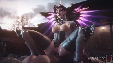 Handjobs and Handclaps - An Orgy of Mercy Overwatch Cosplay