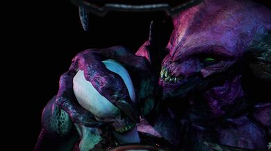 The Horny Hell Knight Fucks the Demonic Baron of Hell in a Crazy Anal Orgy