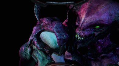 The Horny Hell Knight Fucks the Demonic Baron of Hell in a Crazy Anal Orgy