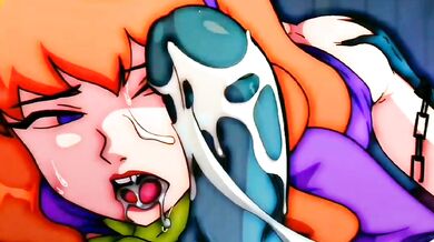 Velma and Daphne have a passionate encounter in the lab while Edgar is away.