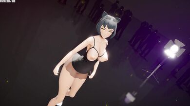 Bouncy Balls: RWBY's Blake Shakes Her Big Booty in 'Wiggle Wiggle'