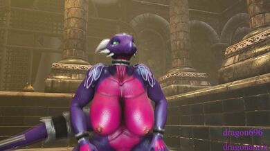 Cowgirls Ride 'Em Hard: Spyro and Cynder's Facesitting Adventure