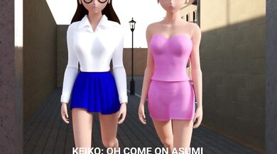 The Innocent Librarian's Naughty Double Date with Two Students