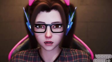 D.Va's Bootylicious Pose: A Masturbation Fantasy