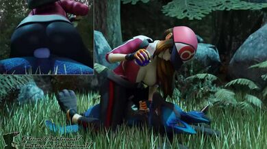 - Female Trainer Takes Control of Lucario in a BDSM Fantasy