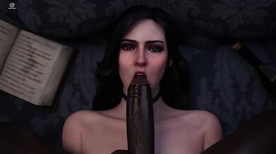 Yennefer's Deep Throat BBC Blowjob Adventure