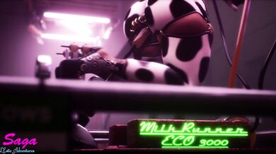 Cow Girl Banged By Bull's Big Cock, Moo!