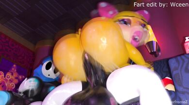 Naughty Wendy's Stinky Gas Attack!