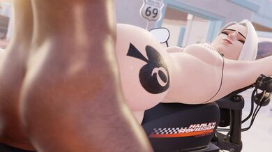 Blacked Biker Gets Fucked by Cawniel [Rough BDSM]