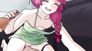 Cowgirl Kikuri Blows the Bottle while Riding the Horse in 'Beer Drinking' Porn Video