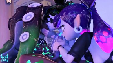 Ink-filled Lust: Splatoon Threesome Porn