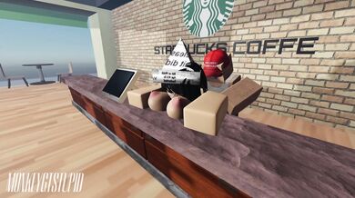 Money Shot: Starbucks Barista Gives Special Treatment to a Monkey with a Big Dick!