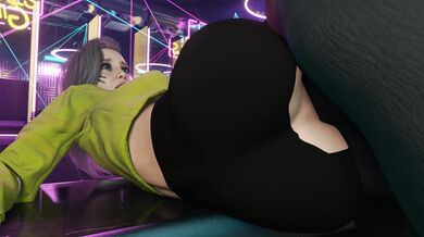 Surprisingly Dressed Rogue Gives the Perfect Customer Service [Tight Jacket and Leggings]