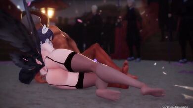 Naughty Sara in Her Maid Uniform at the Kujou Household