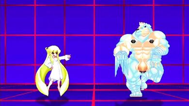 Futa Angelia Avallone vs Furry Bara: A MUGEN Hentai Porn Adventure