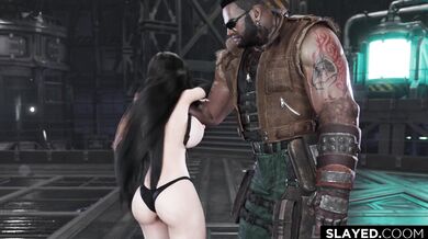 Tifa's Fucked-Up Self-Defense (Slayed Meme Version)