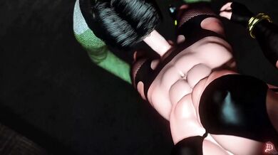 Android 21 and Android 17's Erotic Encounter