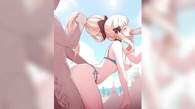 Tight Little Princess Gets Nailed in the Ass by the Big Bad Wolf [Saren]