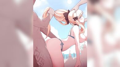 Tight Little Princess Gets Nailed in the Ass by the Big Bad Wolf [Saren]