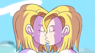 Android 18's Intense Self-Love Affair with Herself and Her Sultry Lip Locking