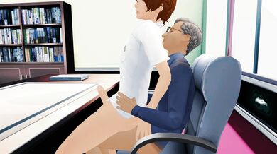 Hey, sexy femboy! You wanna get down and dirty with the hot school dean?