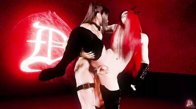 D-Girl and the Devilish Lynn in a Hell-Raising Romp