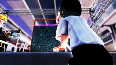 Girl Gives a Lewd Performance in the Nude at a Public Event