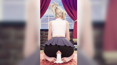 Demonstrating Mercy with a Strap-on [Leggings and Skirt][Barely Able to Save Himself][No White Male]