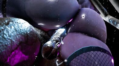 Drenched in passionate rain, Widowmaker takes her lover