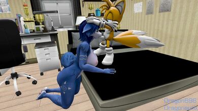 Krystal's Tail-filled Facial Fest in 'Tails Face Fucking Krystal 2'