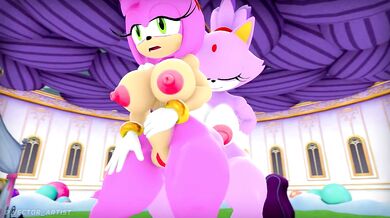 Amy Receiving a Dick Drizzle from Blaze
