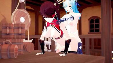 Futa on Futa Action: Eula vs. Beidou