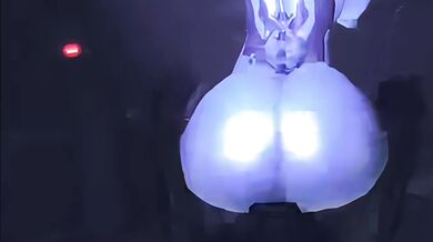 Guy gets fucked by Cortana's tight pussy while listening to Ray Humus audio.