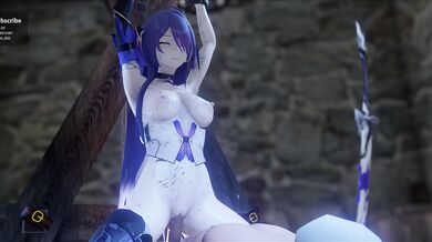 The Dark Warrior's Defeat - Splitting the Flesh of his Enemies with a Bloody Blade!