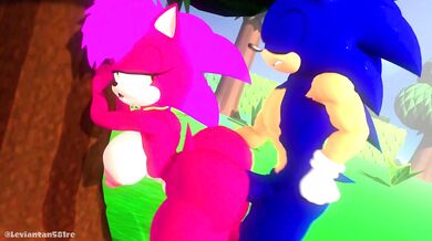 Sonic Fucking Sonia's Tight Ass (Noise)