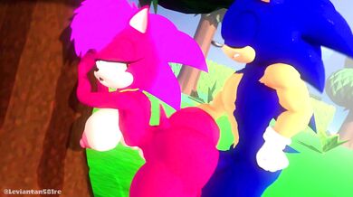 Sonic Fucking Sonia's Tight Ass (Noise)