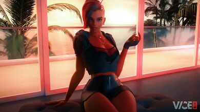 'Mixed Martial Arts x Hentai pegging: Blonde goddess x Black Belt Latina'