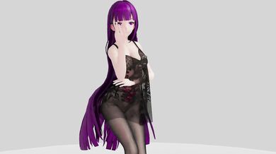 Purple-haired Stripper Gives a Steamy Show in Honkai Impact Raiden Mei Hentai R18 MMD 3D