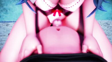 'Unleashing My Inner Beast with Lamy and Yukihana in a Hololive Room - Mozuku'