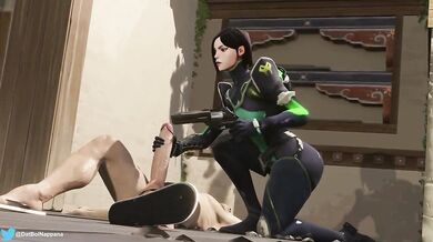 Pleasureful wanking with a viper